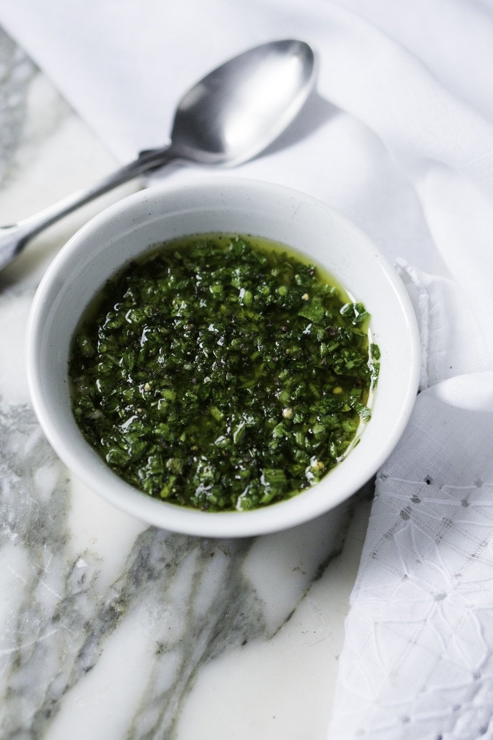 A traditional Argentinian recipe for chimichurri- perfect for grilled meats. 