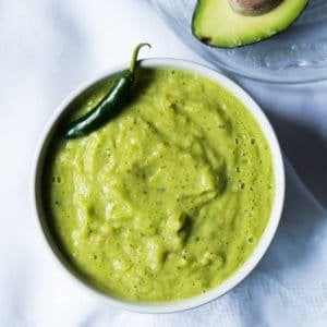 Suuuper Mexican Avocado Salsa Verde ? Gluten Free, Keto & Vegan