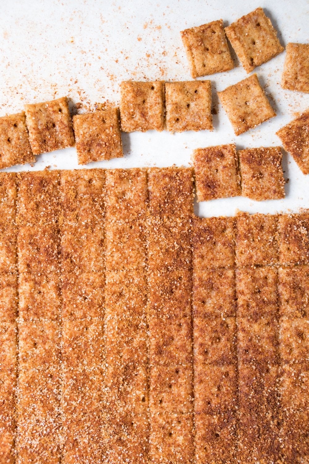 Gluten Free, Paleo & Keto Cinnamon Toast Crunch 🥛 Extra crunchy & just 2g net carbs! #keto #ketobreakfast #lowcarb #paleo #glutenfree