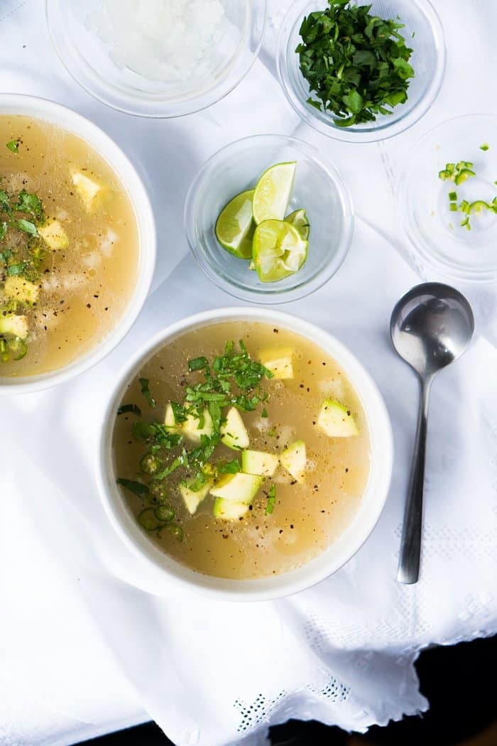 Paleo & Keto Mexican Bone Broth (i.e. Caldo de Res) 🍖