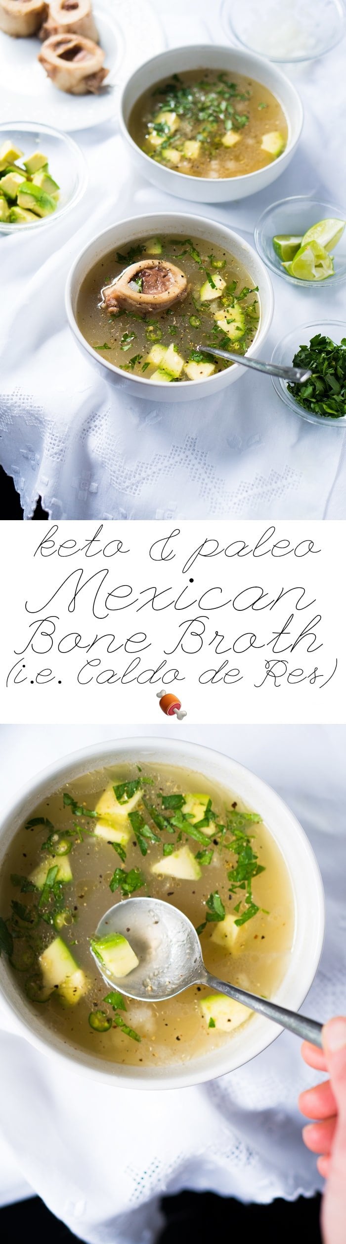 Paleo & Keto Mexican Bone Broth (i.e. Caldo de Res) 🍖