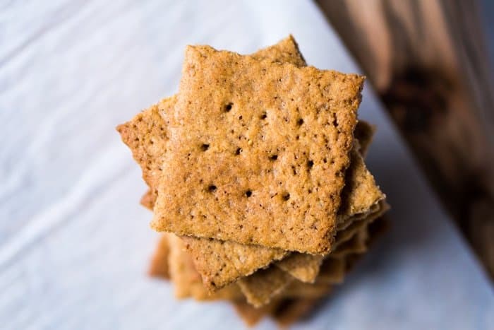 Gluten Free & Keto Graham Crackers 🍪 #keto #lowcarb #grainfree #healthyrecipes