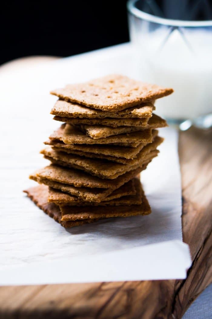 Gluten Free & Keto Graham Crackers 🍪 #keto #lowcarb #grainfree #healthyrecipes
