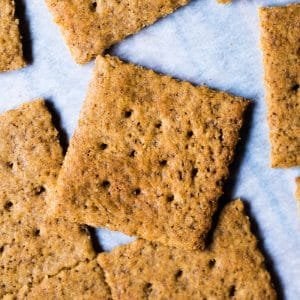 Gluten Free & Keto Graham Crackers 🍪 #keto #lowcarb #grainfree #healthyrecipes