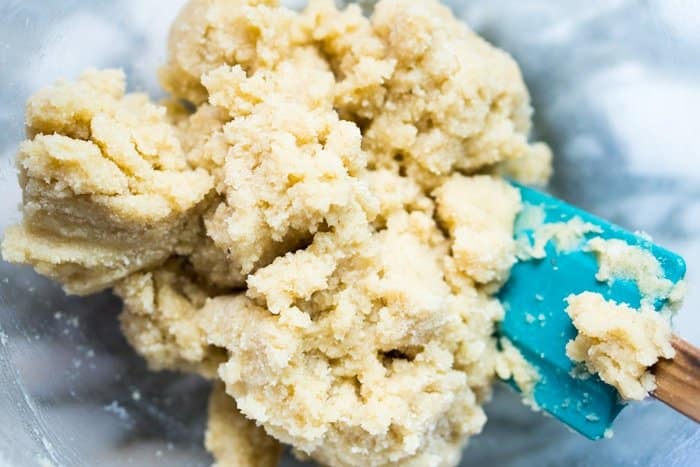 Gluten free and keto amaretti cookie batter