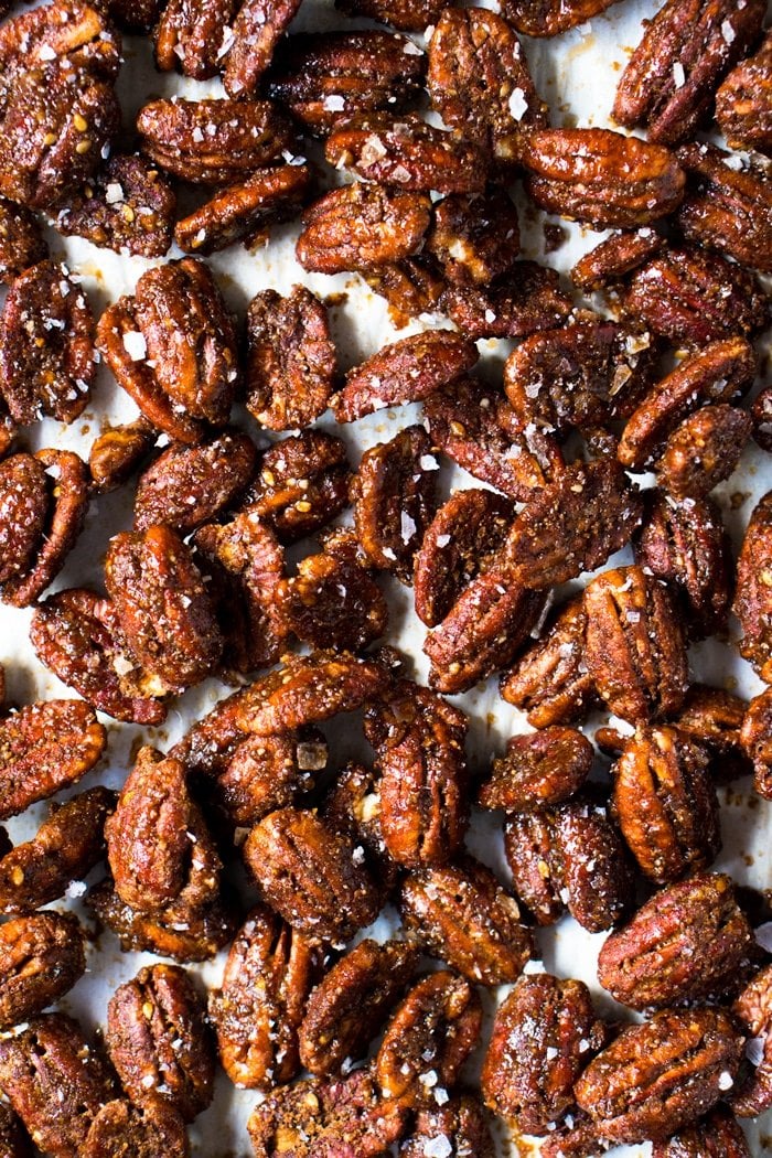 Keto Candied Pecans, Two-Ways! 🍯 #keto #ketopecans #candiedpecans