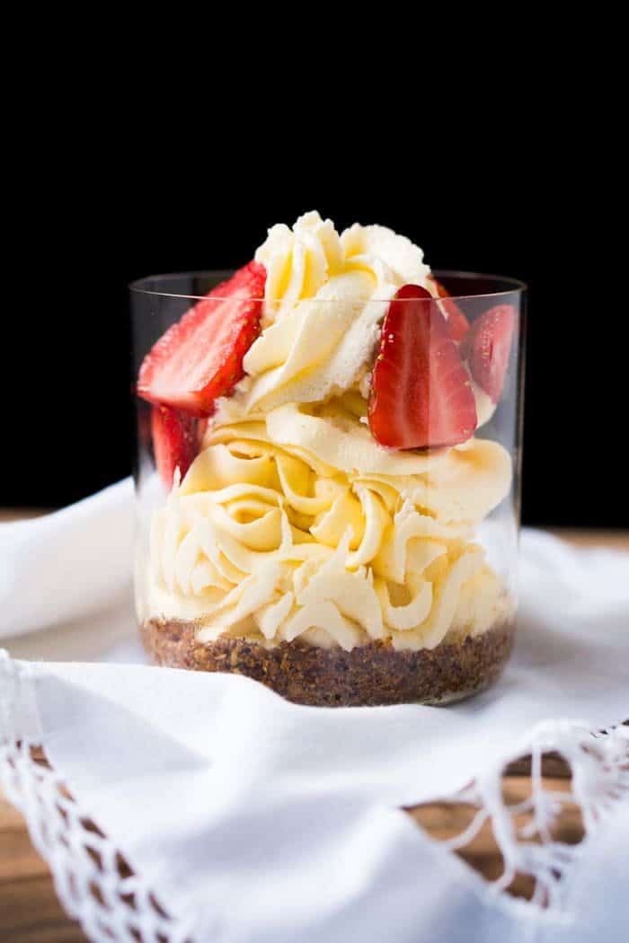 No-Bake Keto Cheesecake For 1! š°The Classic #ketocheesecake #lowcarbcheesecake