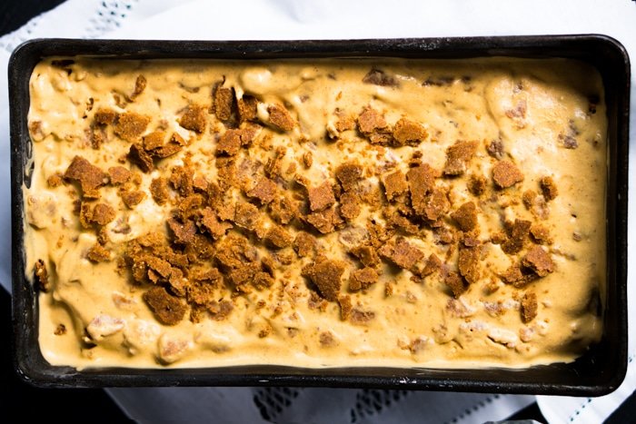 No-Churn Gluten Free & Keto Pumpkin Cheesecake Ice Cream #keto #lowcarb #healthyrecipes #pumpkin #glutenfree #icecream