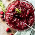 Low carb & keto cranberry relish