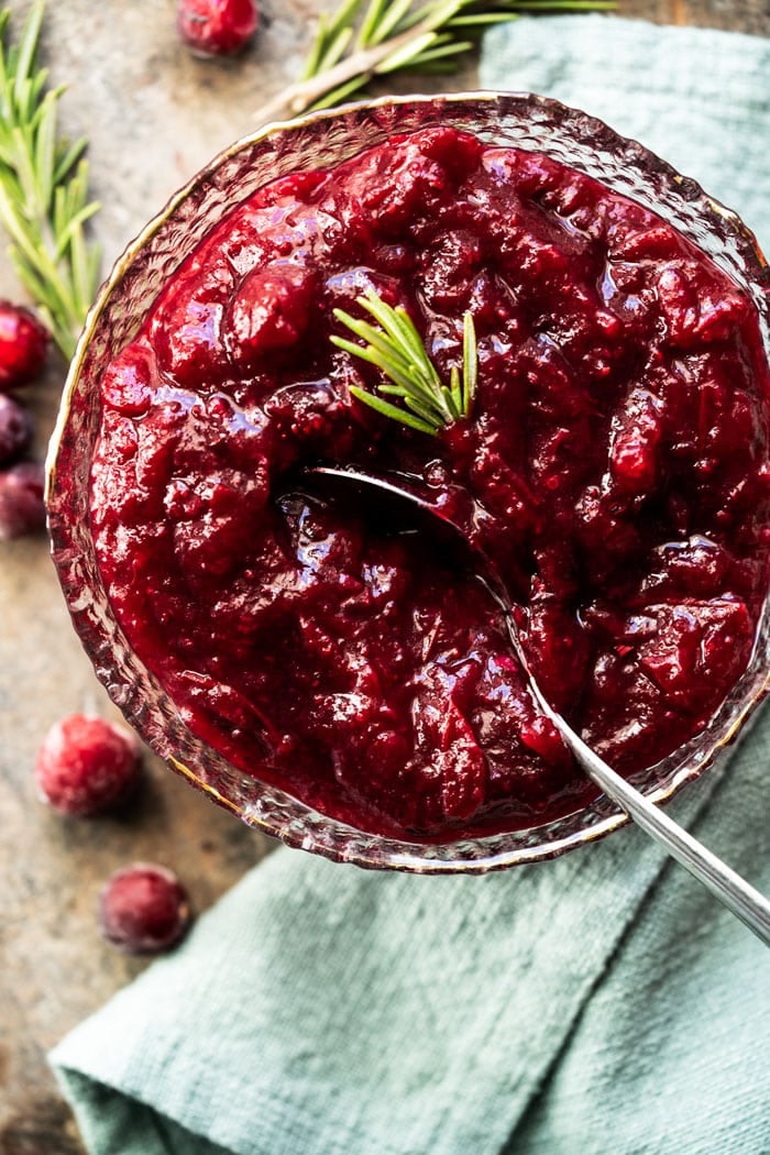 Low carb & keto cranberry relish