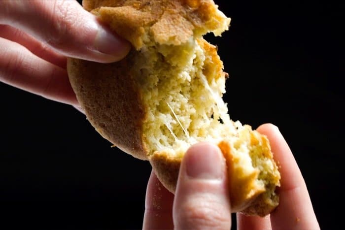 Suuuper Cheesy Gluten Free & Keto Garlic Bread Muffins 🧀 #ketobread #lowcarbbread