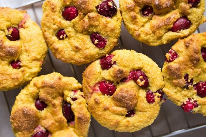 Gluten Free & Keto Cranberry Orange Muffins 🍊 Suuuper Tender & Moist #ketomuffins #lowcarbmuffins