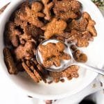 Gluten Free & Keto Gingerbread Cereal 🍪 #ketocereal #lowcarbcereal #ketogingerbread