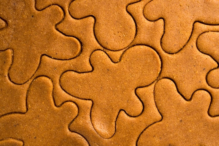 Low carb & keto gingerbread men cutouts