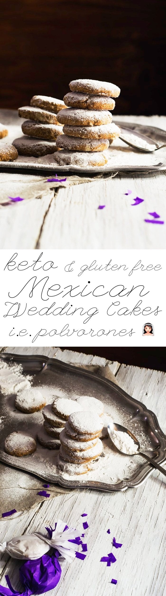 Gluten Free & Keto Mexican Wedding Cakes (i.e. Russian Tea cakes or Polvorones) 👰🏻 #ketocookies #lowcarbcookies
