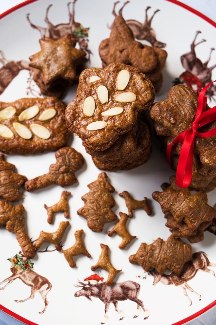 Piled up gluten free & keto speculoos i.e. biscoff cookies