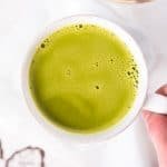 'White Chocolate' Keto Bulletproof Matcha Latte 🍵 #ketobulletproofcoffe #bpc #matchalatte