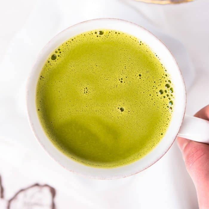 'White Chocolate' Keto Bulletproof Matcha Latte 🍵 #ketobulletproofcoffe #bpc #matchalatte