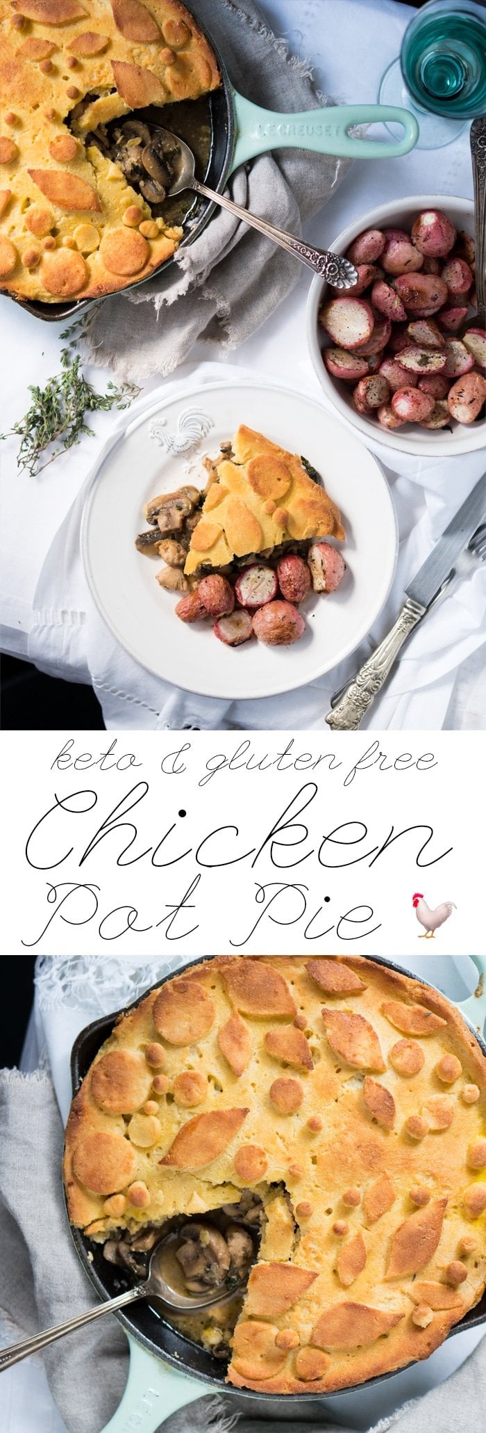 Gluten Free & Keto Chicken Pot Pie 🐓 #ketochickenpotpie #ketochicken