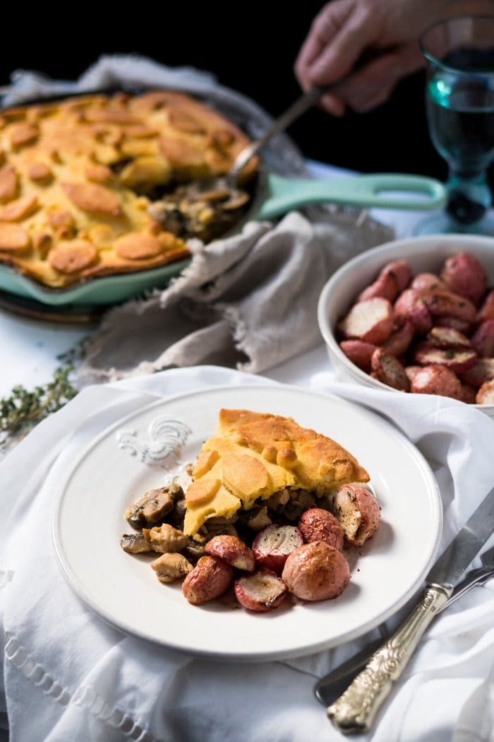 Gluten Free & Keto Chicken Pot Pie 🐓 #ketochickenpotpie #ketochicken