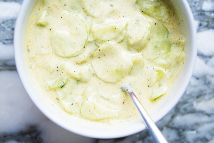 Gluten Free & Keto Tzatziki Sauce 🥒 #tatziki #ketosauces