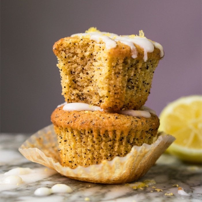 Gluten Free, Paleo & Keto Lemon Poppy Seed Muffins