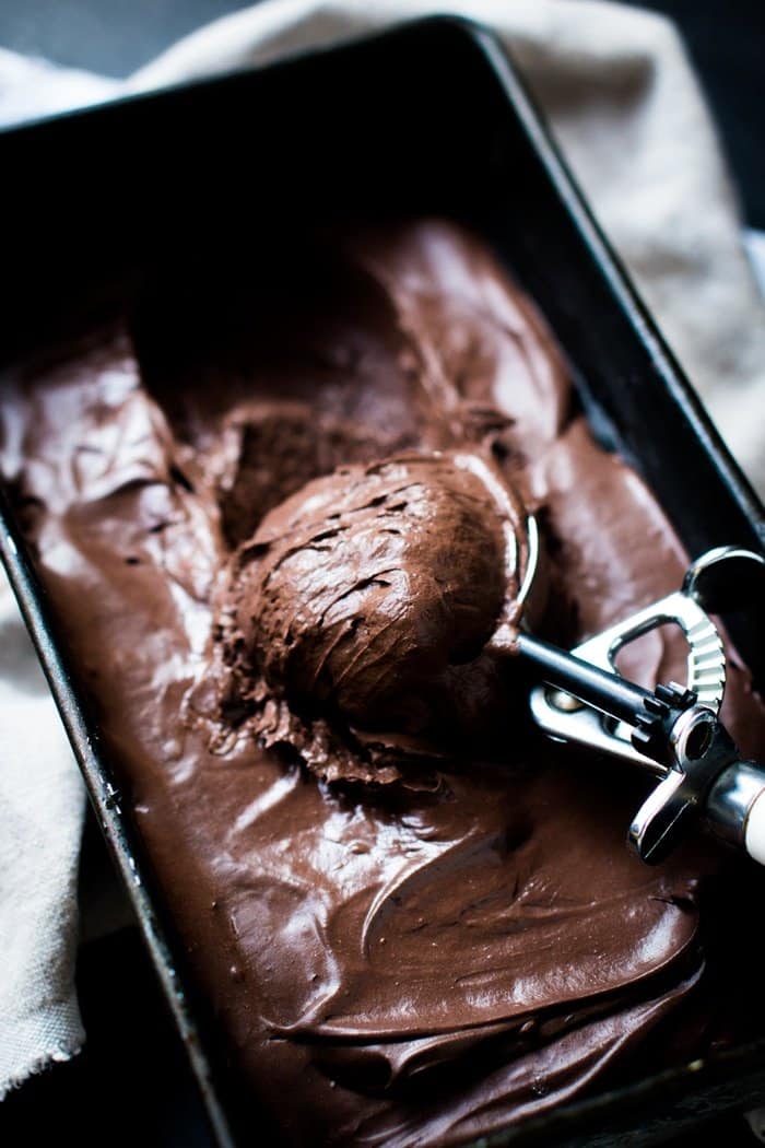 No-Churn Low Carb & Keto Chocolate Ice Cream 🍦 #ketoicecream #lowcarbicecream #nochurnicecream #chocolateicecream