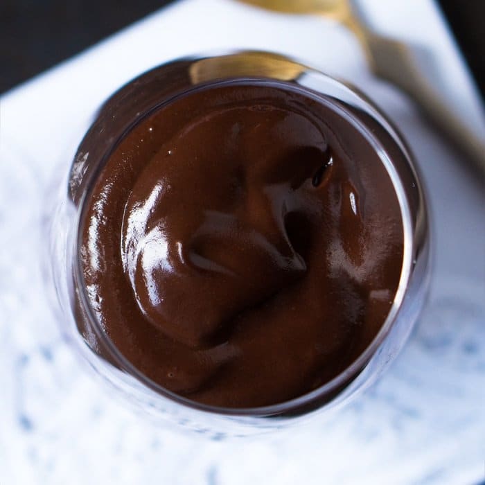 Paleo & Keto Chocolate Pudding-For-1 🍫 suuuper creamy & instant #ketochocolate #paleochocolate #ketodessert