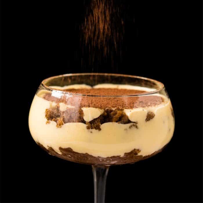 Gluten Free, Low Carb & Keto Tiramisu For 1 #keto #lowcarb #healthyrecipes #glutenfree #tiramisu