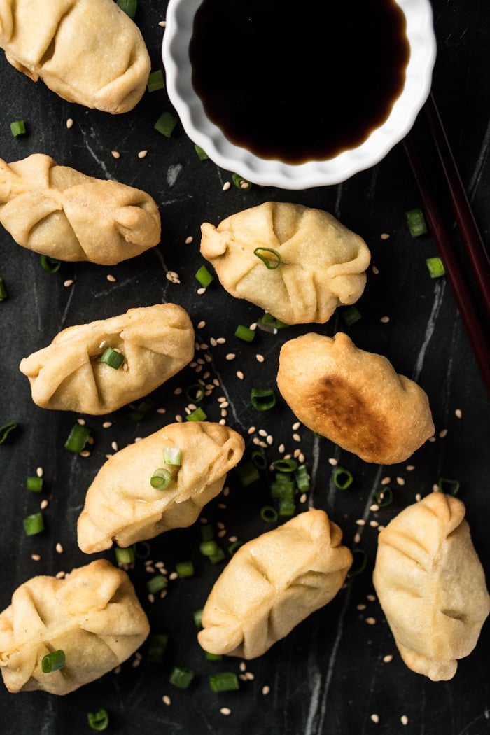 Gluten Free & Keto Dumplings with a ginger pork filling