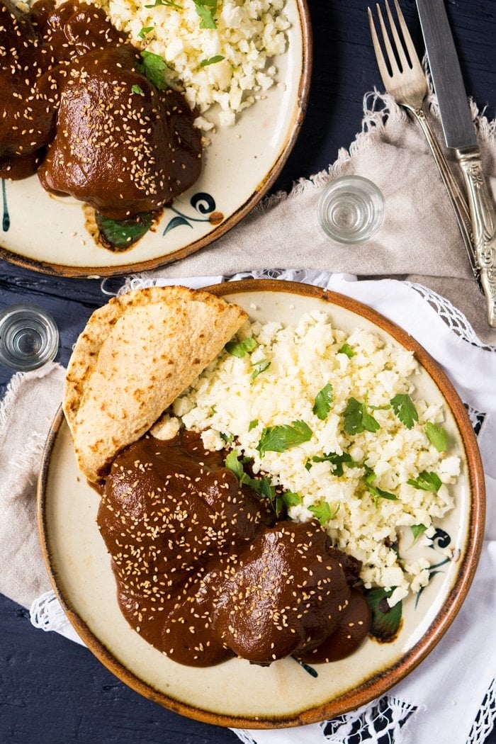 Gluten Free, Paleo & Keto Mexican Mole Sauce With Chicken 🍗 The easy version! #keto #ketomexican #ketodinner