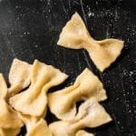 Dairy free & keto pasta in bow shape
