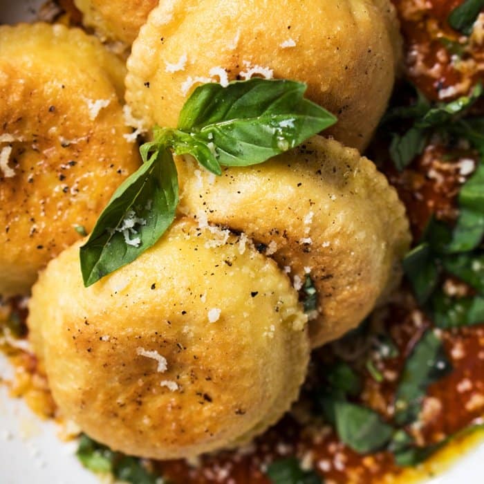 Gluten Free & Keto Three Cheese Ravioli 🧀 #keto #ketodiet #healthyrecipes #lowcarb #glutenfree