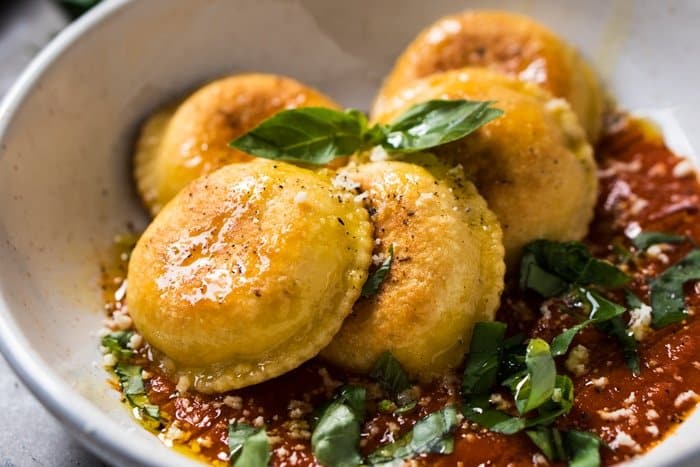 Gluten Free & Keto Three Cheese Ravioli 🧀 #keto #ketodiet #healthyrecipes #lowcarb #glutenfree