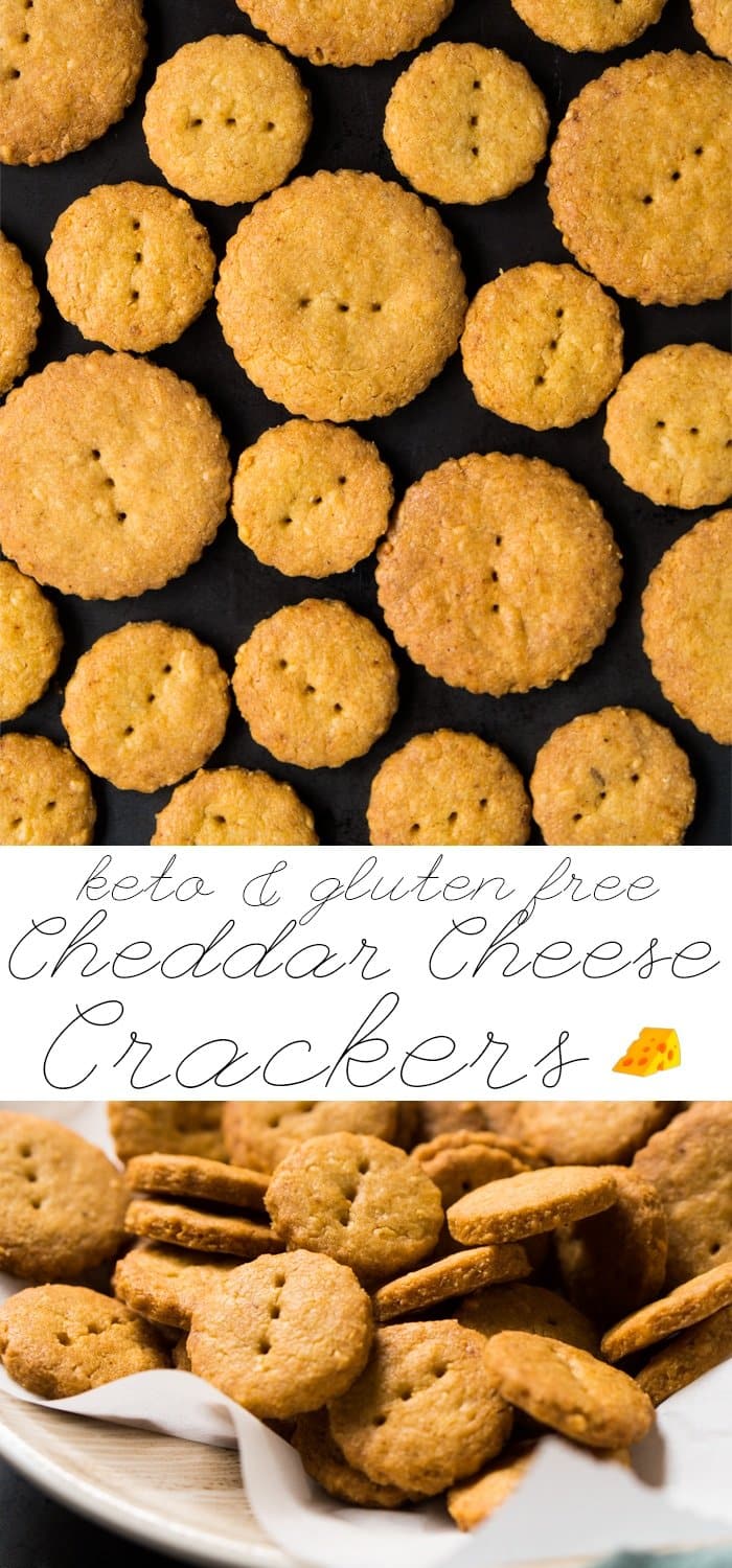 Gluten Free & Keto Cheddar Cheese Crackers 🧀 #keto #ketosnacks #lowcarb #healthyrecipes 