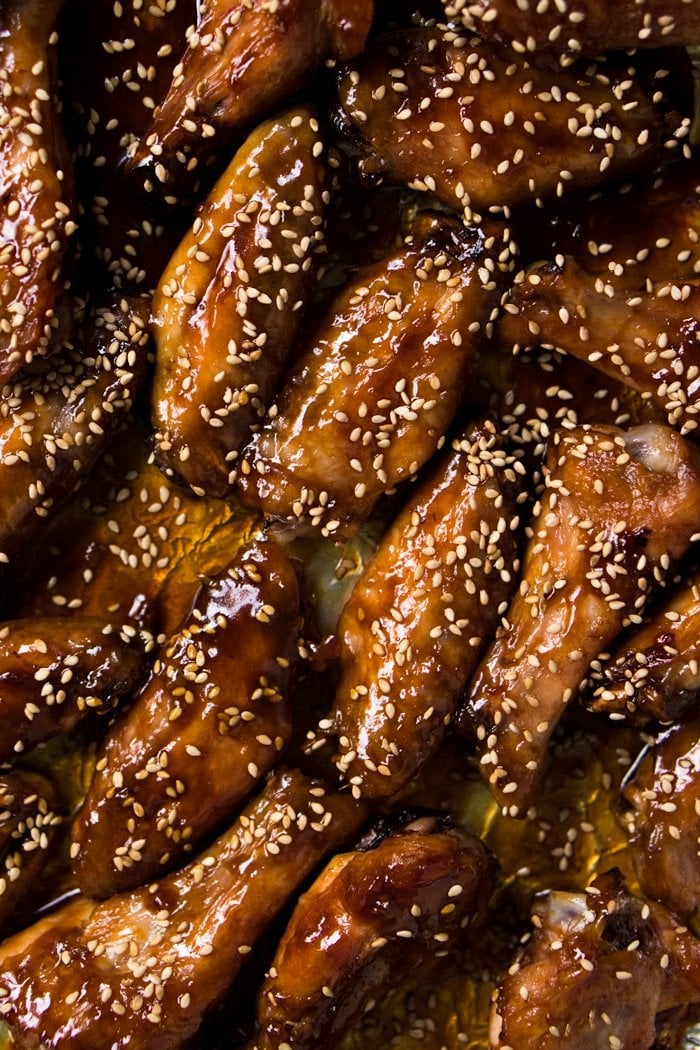 Paleo, Low Carb & Keto Sesame Chicken Wings 🍯 Sticky & easy! #keto #paleo #healthyrecipes #lowcarb