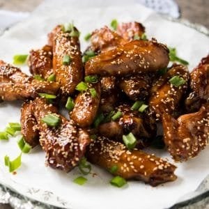 Paleo, Low Carb & Keto Sesame Chicken Wings 🍯 Sticky & easy! #keto #paleo #healthyrecipes #lowcarb