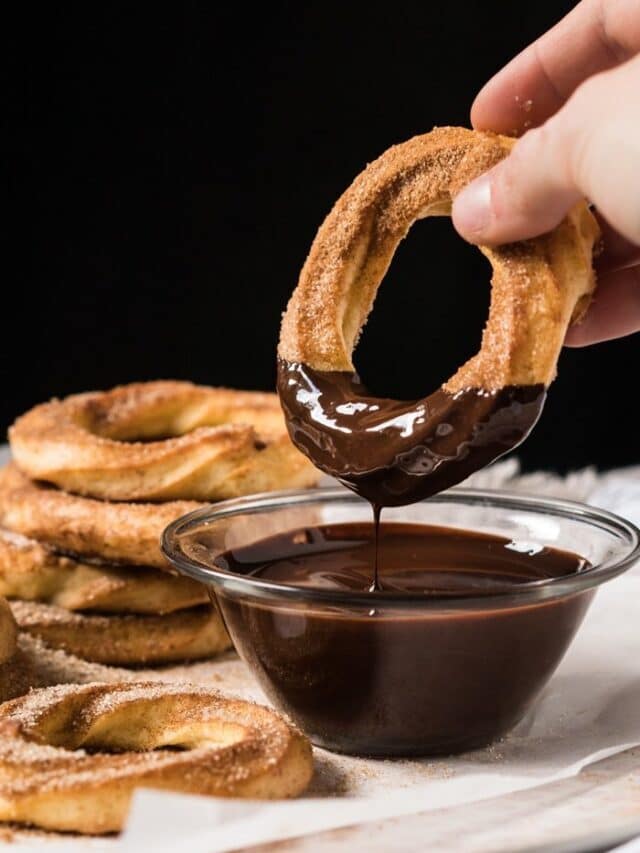 (1g net carb!) Keto Churro Donuts
