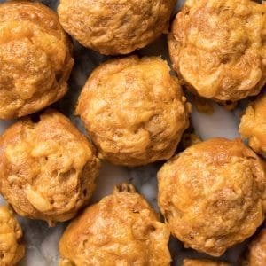 Gluten Free, Low Carb & Keto Cheese Puffs (i.e. Gougères) 🧀 #keto #lowcarb #glutenfree #healthyrecipes #ketodiet