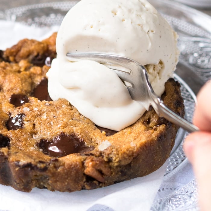 Gluten Free, Paleo & Keto Cookie Pie-For-1