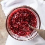 Paleo, Low Carb & Keto Chia Jam 🍓 with your berry of choice! #keto #paleo #lowcarb #healthyrecipes #chia #jam
