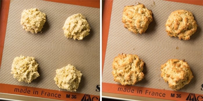30-Minute Gluten Free, Paleo & Keto Drop Biscuits 🍞💨 #keto #ketodiet #lowcarb #paleo #glutenfree #ketobreakfast #ketobread #healthyrecipes #biscuits