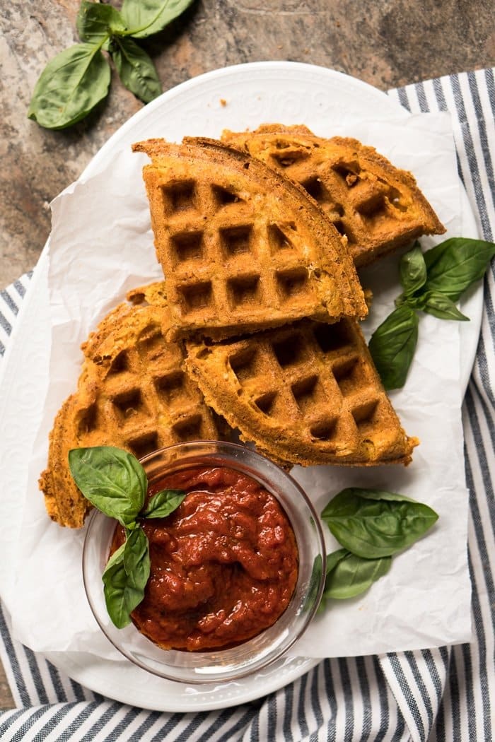 (1g net carb!) Gluten Free, Low Carb & Keto Grilled Cheese Waffles #keto #glutenfree #lowcarb #healthyrecipes #waffles #grilledcheese
