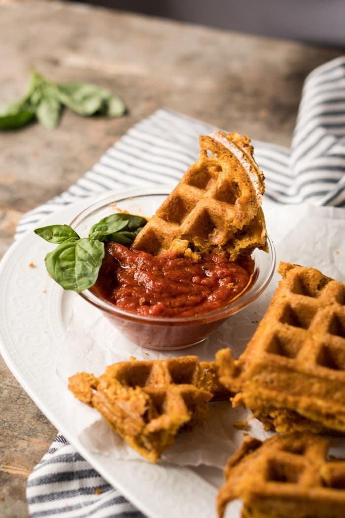 (1g net carb!) Gluten Free, Low Carb & Keto Grilled Cheese Waffles #keto #glutenfree #lowcarb #healthyrecipes #waffles #grilledcheese