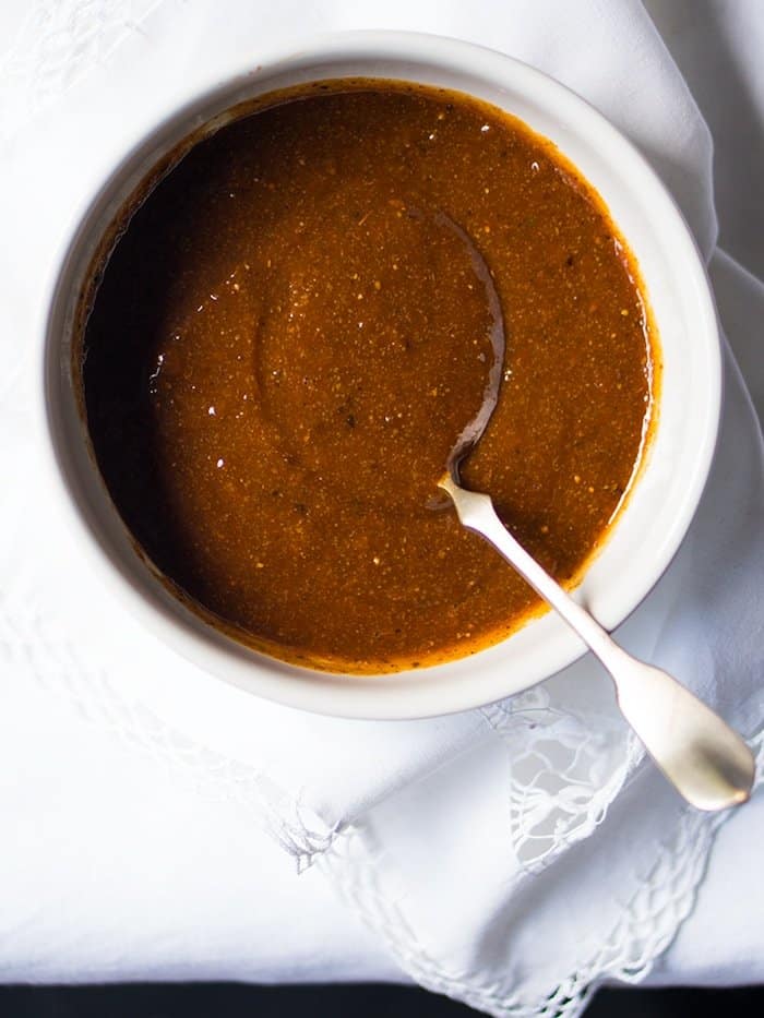 15-Minute Gluten Free, Paleo & Keto BBQ Sauce From Scratch #keto #glutenfree #lowcarb #healthyrecipes #paleo #bbq #barbecue