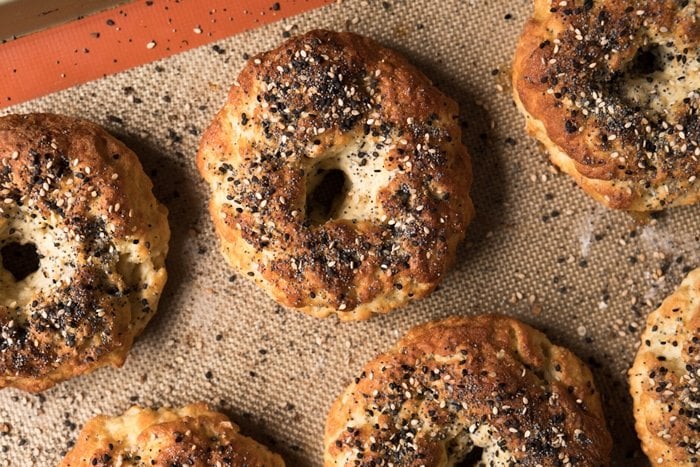 Gluten Free, Paleo & Keto Bagels #keto #lowcarb #glutenfree #paleo #healthyrecipes #bagels #dairyfree #ketorecipes #ketodiet