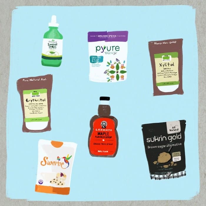The Best Natural Low Carb & Keto Sweeteners #keto #lowcarb #sugarfree #paleo #healthyrecipes #ketodessert #ketorecipes #ketodiet
