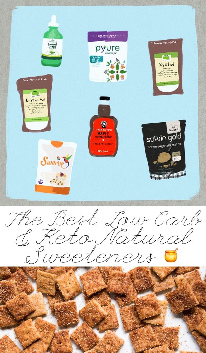 The Best Natural Low Carb & Keto Sweeteners #keto #lowcarb #sugarfree #paleo #healthyrecipes #ketodessert #ketorecipes #ketodiet