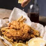 Gluten Free & Keto Fish And Chips #keto #ketorecipes #lowcarb #glutenfree #healthyrecipes #fishandchips