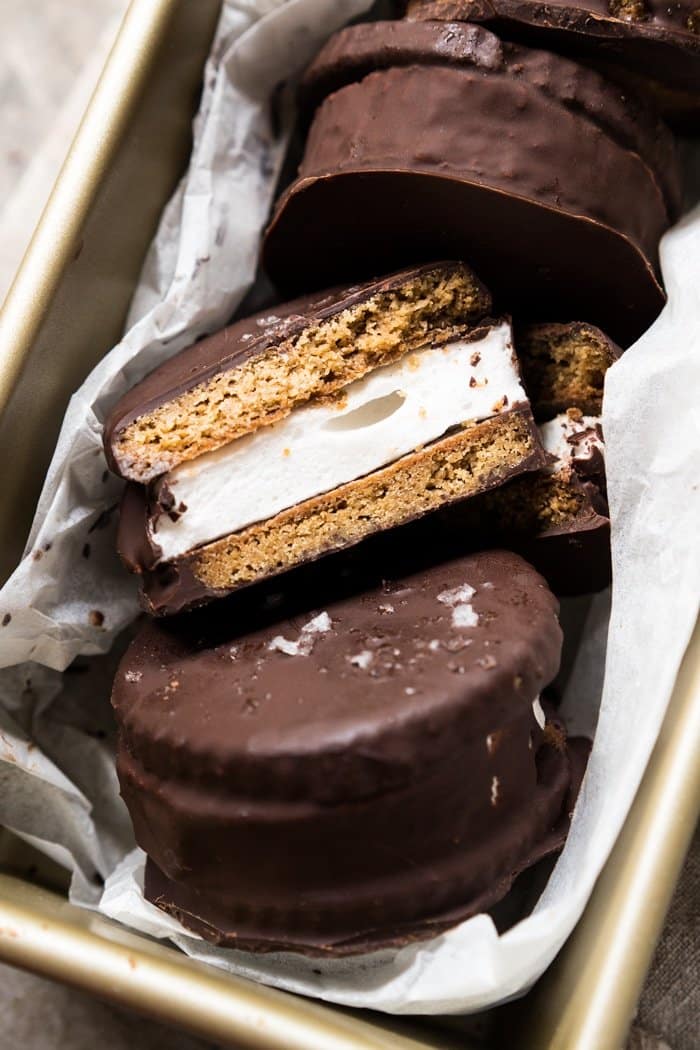 Gluten Free & Keto Moon Pies (i.e. Wagon Wheels or S'mores Cookies!)